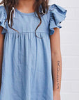 anarkid organic girl muslin princess line dress