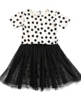 anarkid spot polka dot tutu tulle dress black girl
