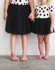 anarkid organic cotton spot polka dot tulle tutu dress baby girl