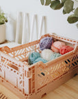 aykasa midi crate box storage organisation kids nursery room