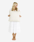 Gathre Mini Square Floor Cushion Blanc