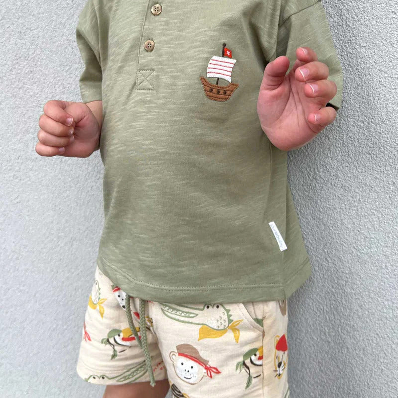 purebaby baby boy set top shorts