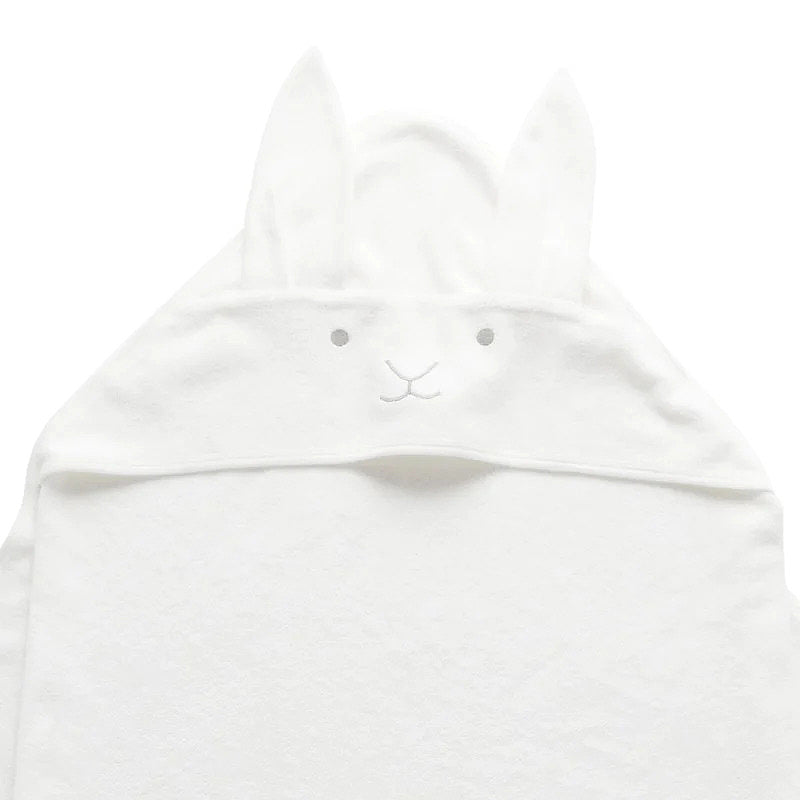 Hooded Bath Towel Vanilla Bunny