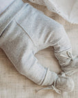 purebaby organic everyday legging soft grey baby pants organic cotton baby clothes