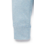 purebaby everyday legging soft blue baby pants organic cotton