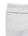 purebaby everyday legging pale grey baby pants organic cotton