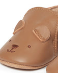 purebaby leather pull on slippers baby shoes and pre walkers