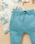 Light Slouchy Pants | Mangrove Blue