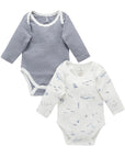 purebaby long sleeve bodysuit organic cotton baby clothes