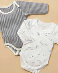 purebaby long sleeve bodysuit organic cotton baby clothes