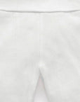Pointelle Footed Legging White