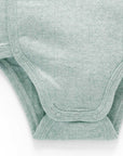 Pointelle LS Wrap Bodysuit | Fern