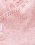 Pointelle LS Wrap Bodysuit | Peony