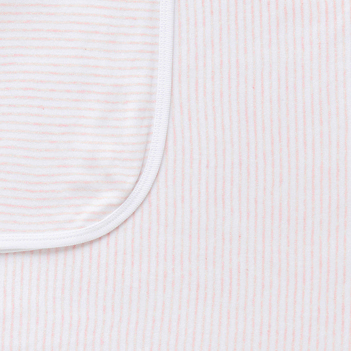 Bunny Rug Blanket Pink Stripe