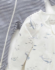 Vanilla Nautical Zip Growsuit (Pack of 2)
