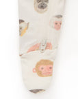 Monkey Zip Growsuit