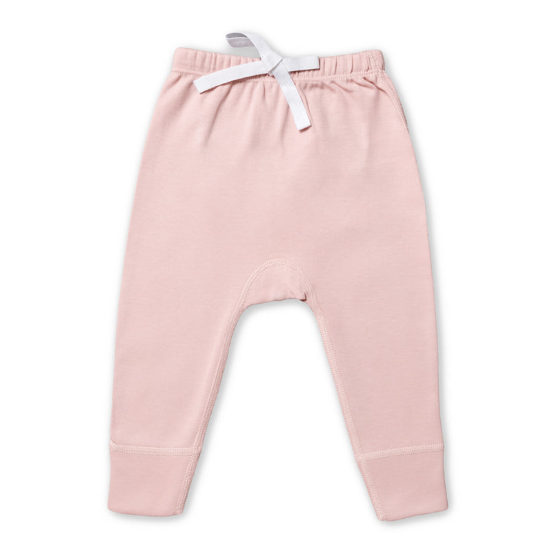 sapling child dune flowers pink heart pants newborn baby organic cotton clothes