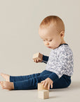 sapling child hazelnut blue heart pants baby pants