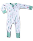 Christmas Gnomes Zip Romper