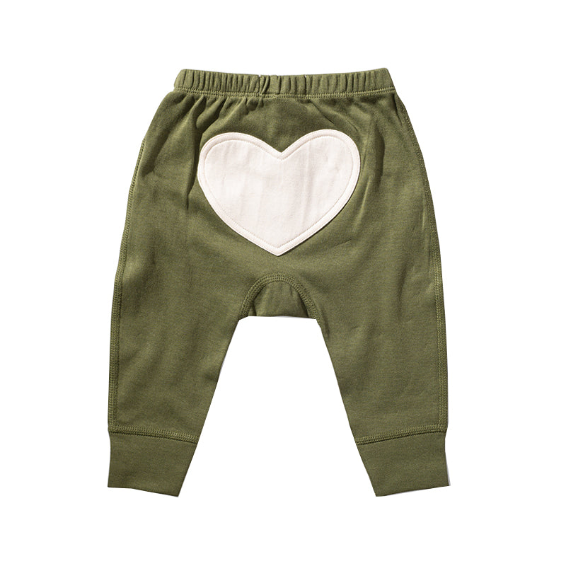 Mistletoe Green Heart Pants