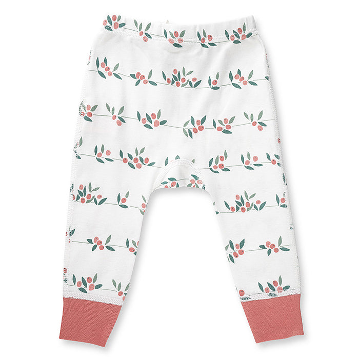 sapling child berry buds pants organic cotton baby pants