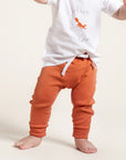 sapling child fox brown heart pants baby pants