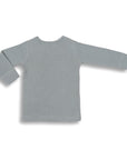 sapling organic cotton clothes for baby alpine grey waffle long sleeve tee