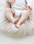 snuggle me organic natural white baby lounger