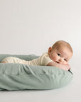 snuggle me organic lounger slate newborn baby infant lounger