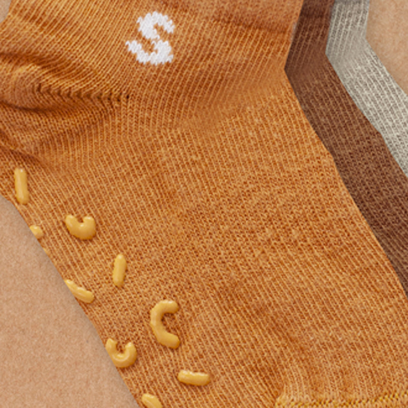 Sunny Sneaker Socks - Set of 3