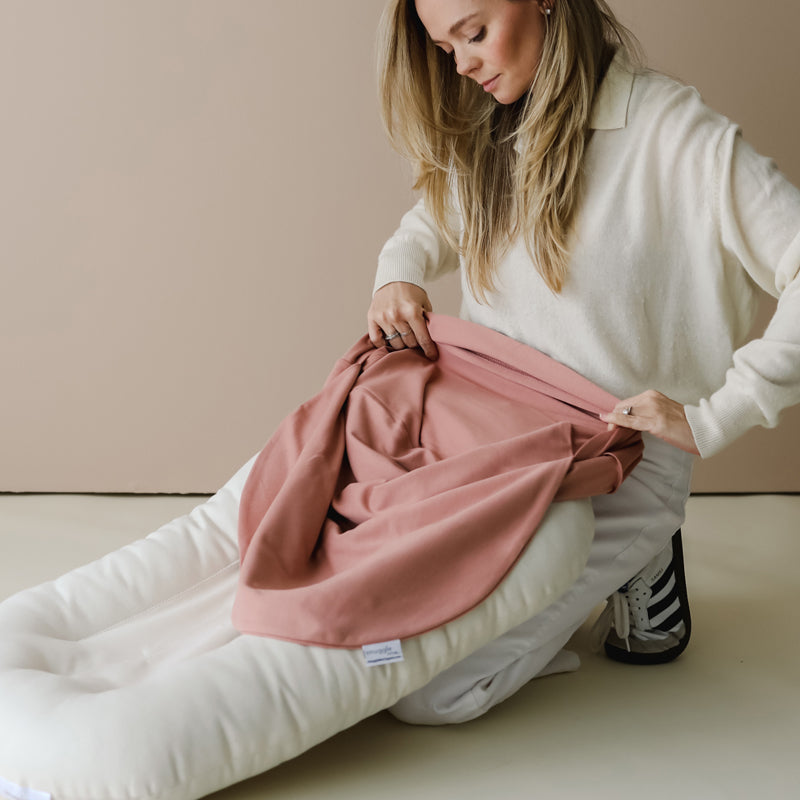 snuggle me organic infant lounger cover only gumdrop