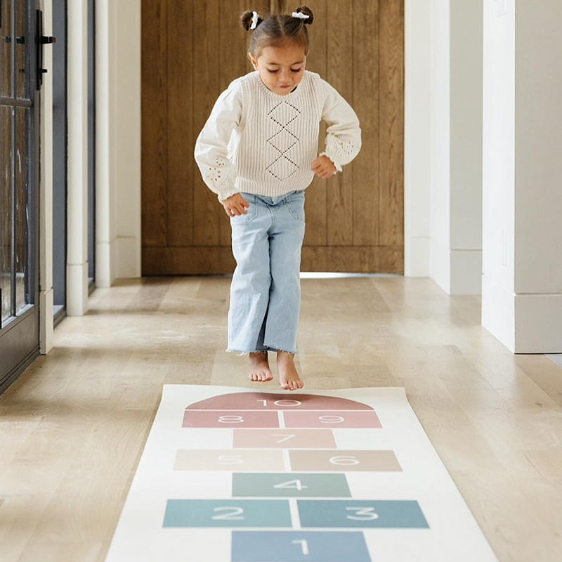 gathre rainbow hopscotch mat kids play mat
