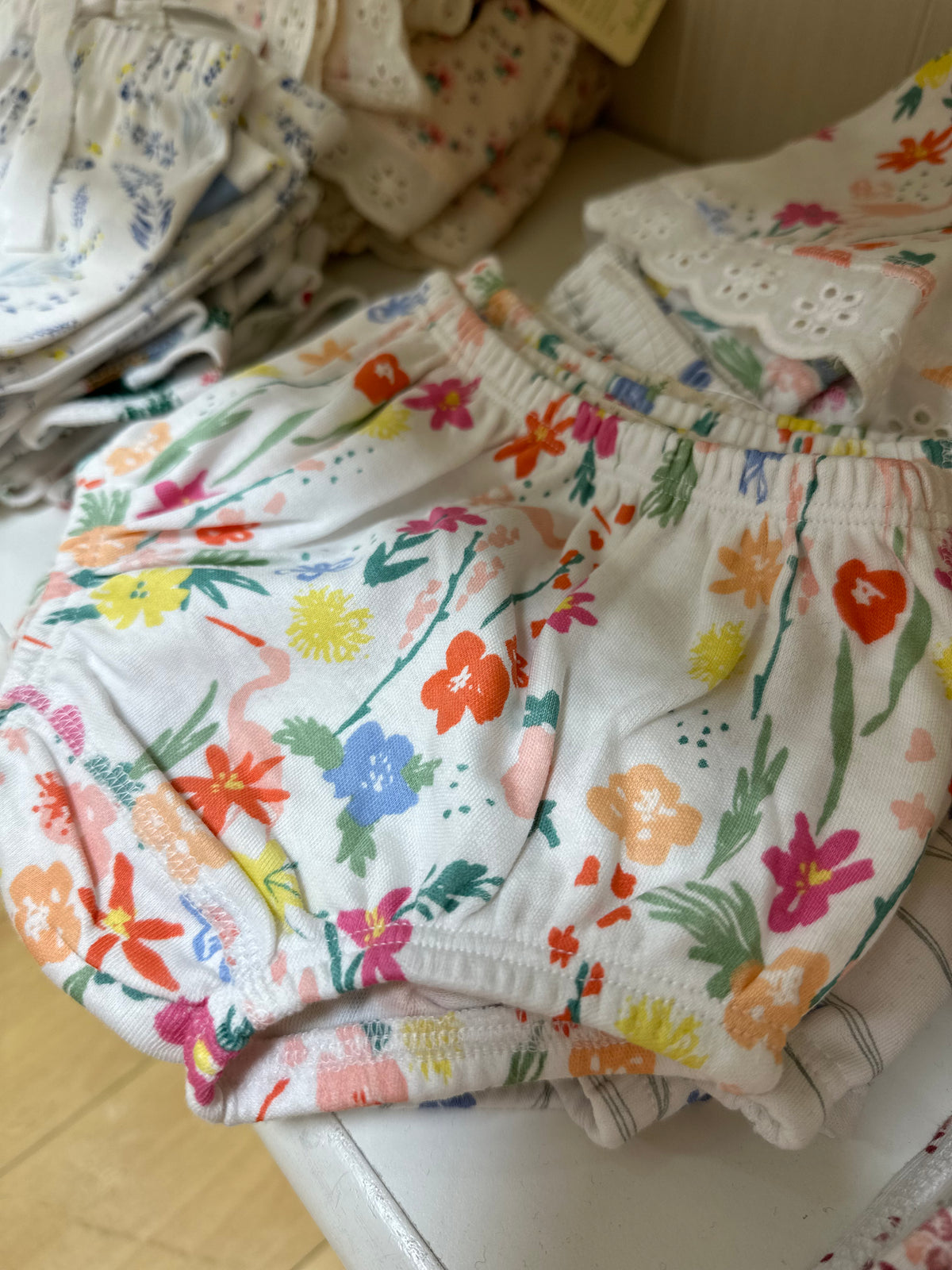Spring Floral Diaper Cover