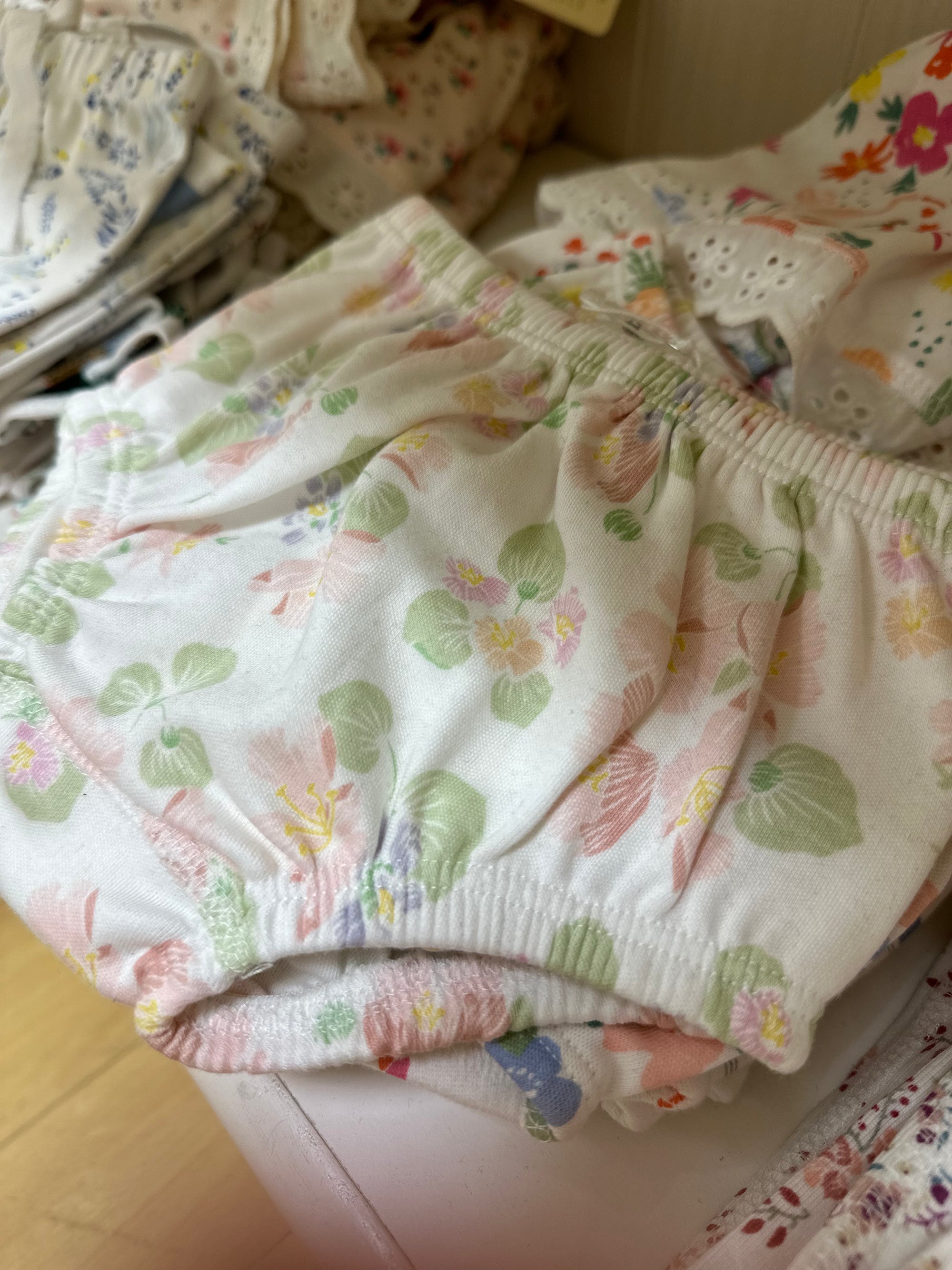 sapling child dune flowers bloomers newborn baby organic cotton clothes