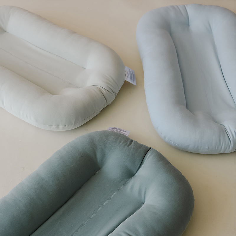 snuggle me organic infant lounger bluebell