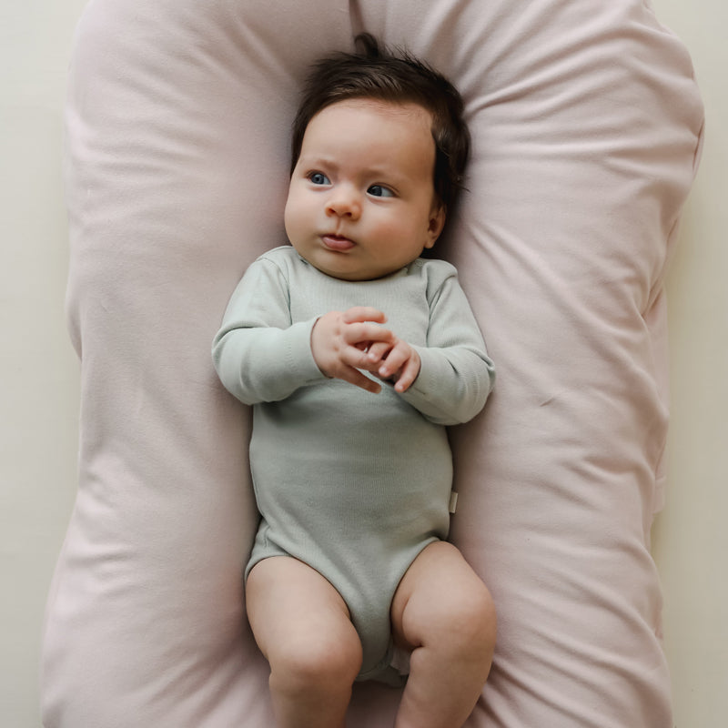 snuggle me organic infant lounger cover only petal