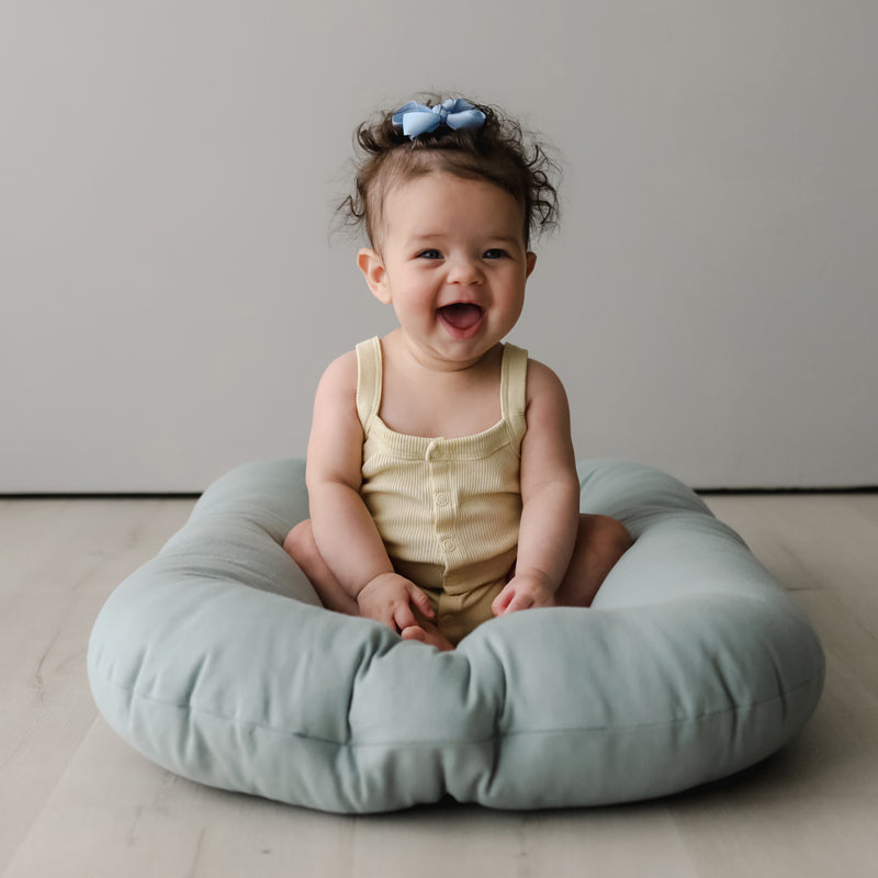snuggle me organic infant lounger slate baby bed