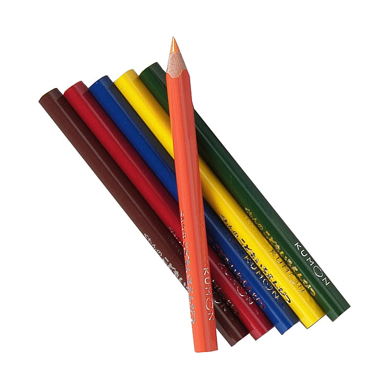 kumon japan triangle colour pencils for children