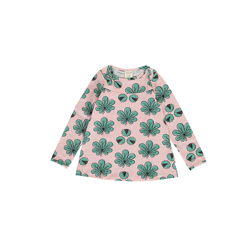 maxomorra chestnut flare top girls top