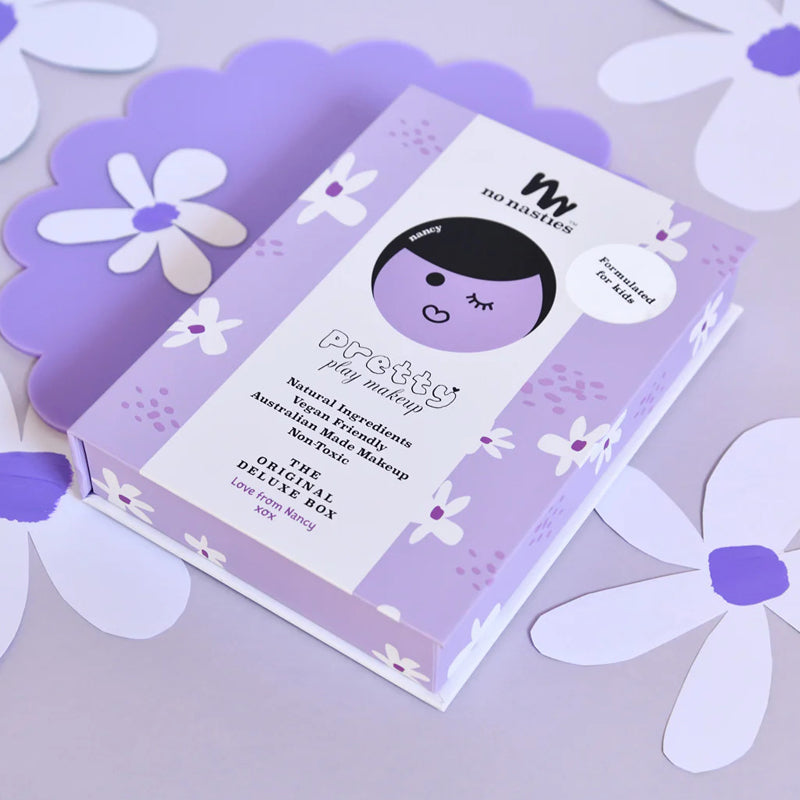 no nasties kids nancy purple Pressed Powder Make Up Gift Set little girls make up