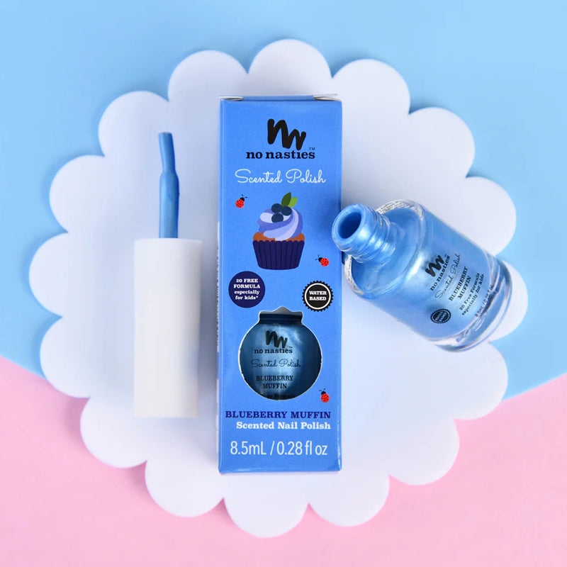 no nasties kids nail polish blue kids make up