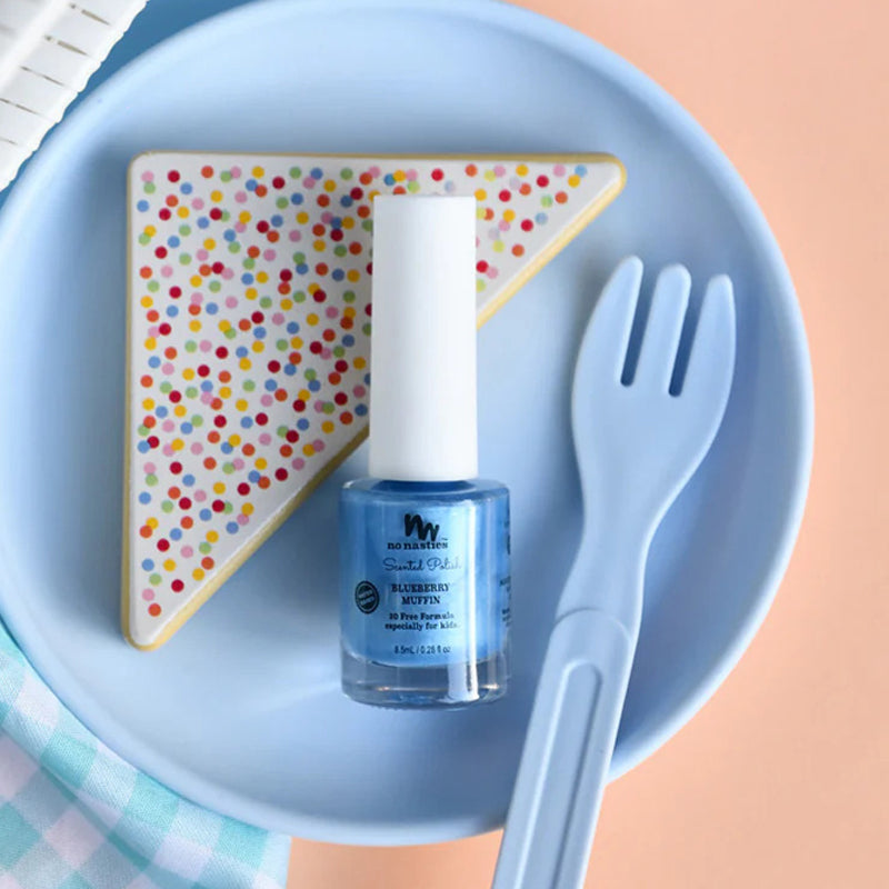 no nasties kids nail polish blue kids make up
