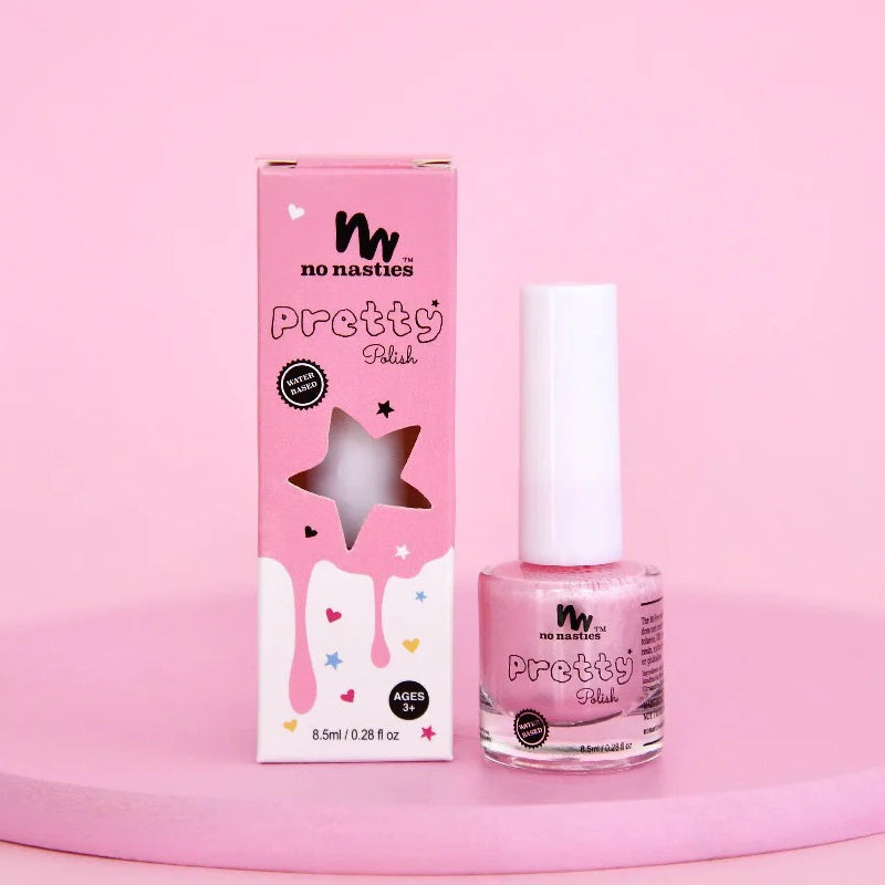 no nasties kids nail polish unscented pink kids make up