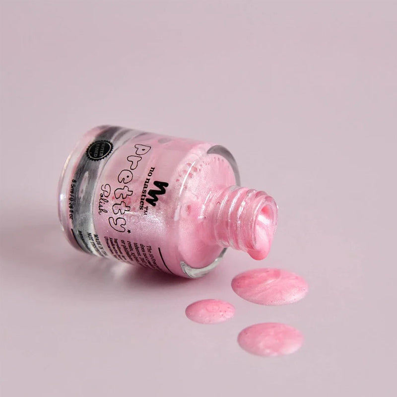 no nasties kids nail polish unscented pink kids make up