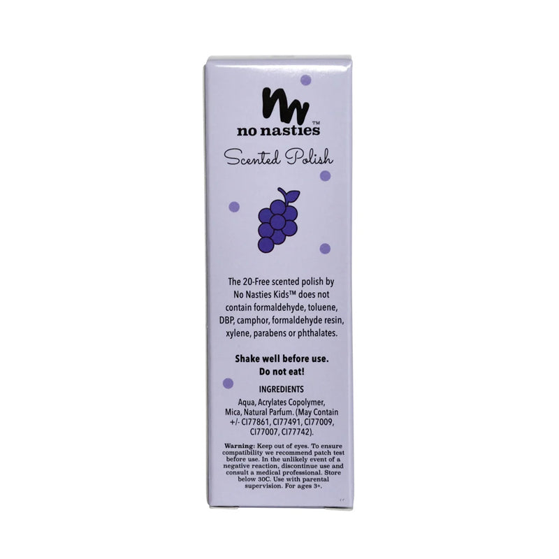 no nasties kids nail polish scented purple