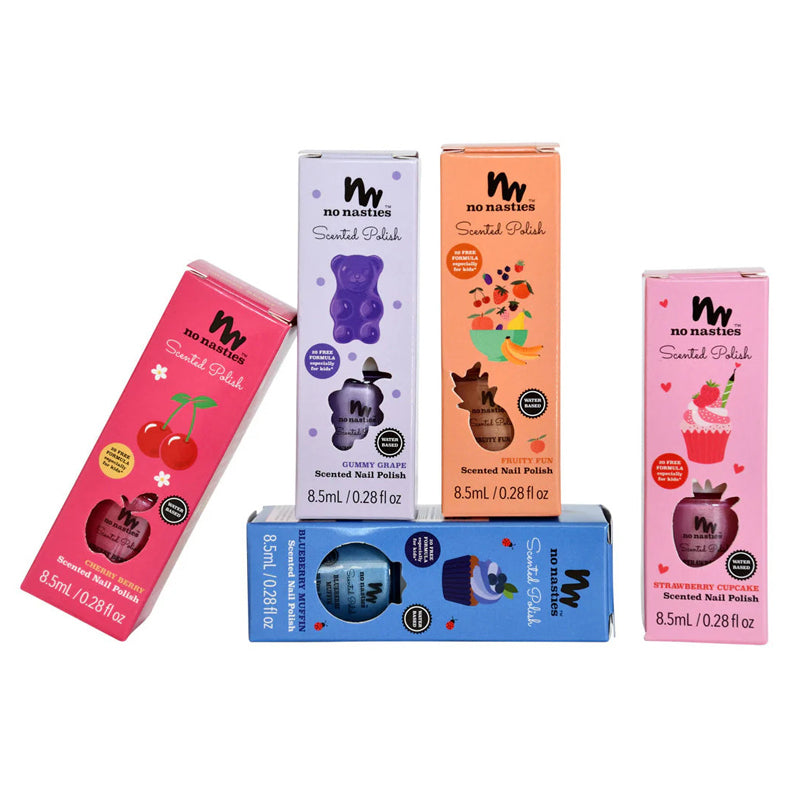 no nasties kids nail polish scented girls