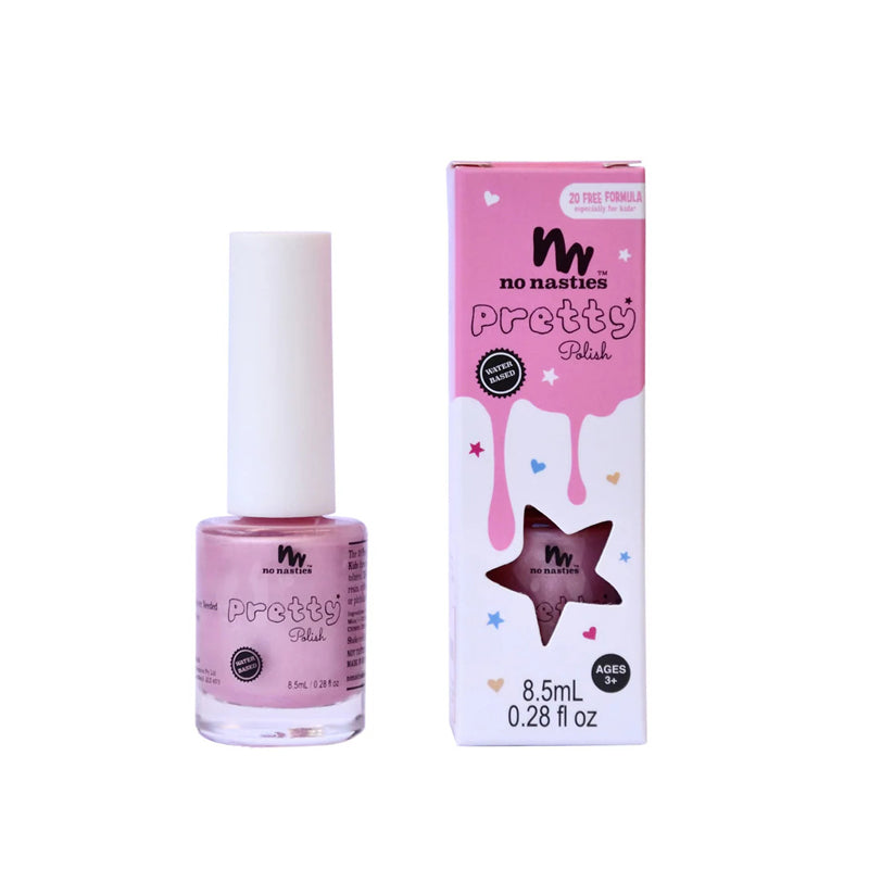 no nasties kids makeup nail polish unscented pink