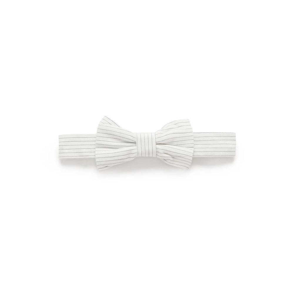 purebaby organic bow tie stripe baby boy
