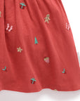 purebaby christmas celebration dress christmas red baby kids christmas outfit