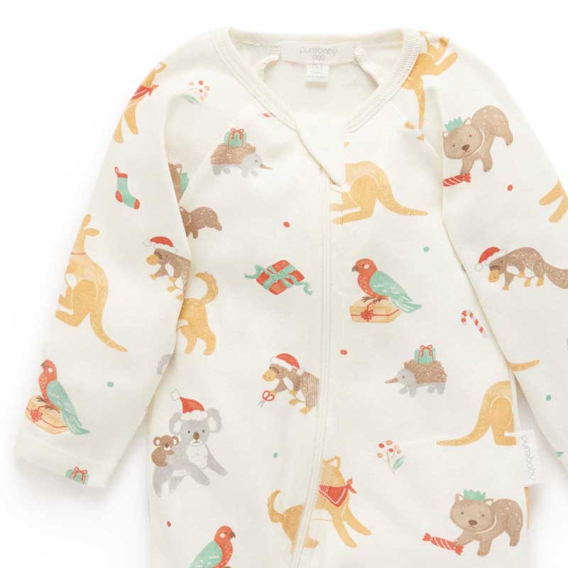 Christmas Growsuit and Bib Set
